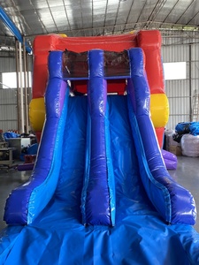 Trượt nước Inflatable với hồ bơi dành cho người lớn kích thước nhỏ Tikes ướt hoặc khô trượt Inflatable - Product Image 6