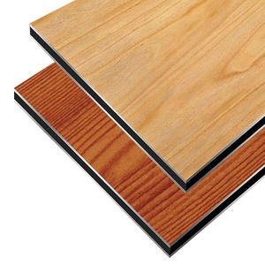 Aluminum <strong>Composite</strong> Panel Construction Building <strong>Materials</strong> <strong>Composite</strong> Wood Grain Texture ACP Panel Outdoor - Product Image 2