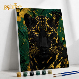 Peintures acryliques dorées Paintboy pour <span class=keywords><strong>peinture</strong></span> par <span class=keywords><strong>numéros</strong></span> DIY, décoration de hall d'hôtel - Product Image 1
