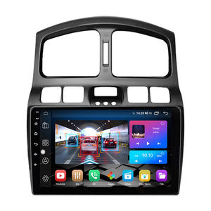 LEHX 9 pouces <span class=keywords><strong>Android</strong></span> 12 <span class=keywords><strong>2</strong></span> <span class=keywords><strong>Din</strong></span> <span class=keywords><strong>2GB</strong></span> <span class=keywords><strong>RAM</strong></span> Head Unit Radio pour 2005 2006-2015 Hyundai Classic Santa Fe Car GPS Multimedia Player - Product Image 1