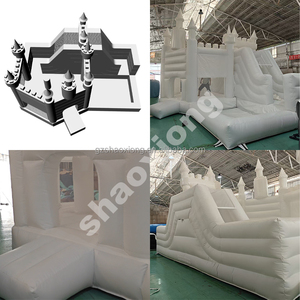 Commercial Outdoor Inflatable <strong>White</strong> Jumping Bouncy Castle Slide Combo Inflatable Wedding Bouncing <strong>Houses</strong> With Pool <strong>Bounce</strong> <strong>House</strong> - Product Image 3