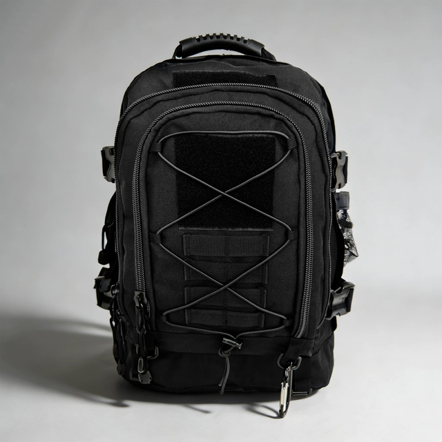 600D PVC Hiking Bags Camouflage Men's Large-Capacity Waterproof  Expandable Tactical Backpack for Outdoor Sports Carrier Pack