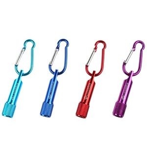<span class=keywords><strong>Mini</strong></span> lampe torche LED portable, porte-clés, lampe pratique, <span class=keywords><strong>mousqueton</strong></span>, camping, extérieur, logo personnalisé, métal, <span class=keywords><strong>aluminium</strong></span>, pile AAA, 10000 heures - Product Image 5