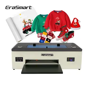 Erasmart Garantia De Entrega No Tempo A3 Impressora DTF Digital A3 Máquina De Impressão De T-Shirt De Transferência De Calor Pet Film Dtf printer