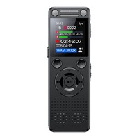 Enregistreur vocal portable de haute qualité à très longue autonomie, réduction de bruit professionnelle HD, écran couleur, WAV USB 2.0