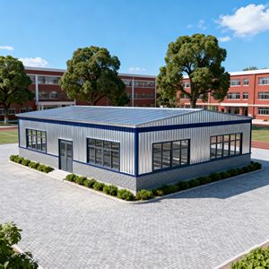 Low-Cost 60m * 20m Estrutura de aço Cantina Jantar Cafeteria Mess Hall Refeitório Lanchonete para Zona Industrial na Nigéria - Product Image 5