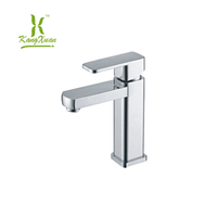 Mélangeur de lavabo en plastique ABS robinet d'évier salle de bains or vente de luxe KANGXUAN en céramique chaud formation Logo Style moderne