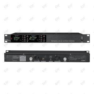 DA-8022 Professional Dual Channel UHF Handheld/<b>Headset</b>/Lavalier Condenser & Dynamic <b>Microphone</b> Set for Church Speech Stage KTV - Product Image 3