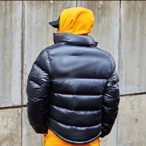 Manteau matelassé en coton écologique Hiver 2025, style blouson épais, col montant, tendance, pour homme - Product Image 2