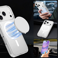 Coque Transparente Magnétique Anti-Rayures Pour Téléphones Samsung S25 S24 S23FE Ultra Plus ZFlip Fold6 5 XCover7Pro A17 A07 A06 A56