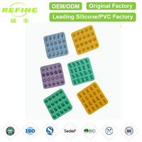 Moule à bonbons en silicone de qualité alimentaire sans BPA, réutilisable, antiadhésif, écologique, résistant à la chaleur, mignon, pour faire des glaçons