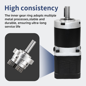 Motor paso a paso UMOT 42mm <span class=keywords><strong>Nema</strong></span> <span class=keywords><strong>17</strong></span> híbrido con reductor de caja de cambios planetaria Nema17 DC 24V Motor paso a paso caja de cambios Motor paso a paso - Product Image 5