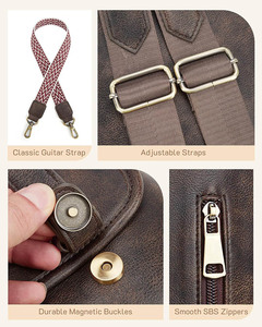 <span class=keywords><strong>Sac</strong></span> <span class=keywords><strong>à</strong></span> <span class=keywords><strong>dos</strong></span> de luxe pour <span class=keywords><strong>femme</strong></span>, <span class=keywords><strong>sac</strong></span> <span class=keywords><strong>à</strong></span> <span class=keywords><strong>dos</strong></span> <span class=keywords><strong>carré</strong></span> souple avec bandoulière, fermeture éclair, <span class=keywords><strong>sac</strong></span> <span class=keywords><strong>à</strong></span> main, doublure en polyester résistante <span class=keywords><strong>à</strong></span> l'eau - Product Image 5