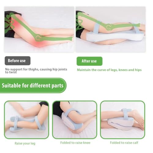 Orthopedic Memory Foam Knee Pillow for Side <b>Sleepers</b> - Leg Support Pillow with Strap for Sciatica Hip and Back Pain Relief - Product Image 3