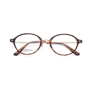 Montures de lunettes ovales Miumiatit M6230 en titane bêta, monture complète légère, unisexe, verres en résine - Product Image 5