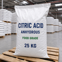 Acide citrique de qualité alimentaire 77-92-9, additifs alimentaires, acide citrique monohydraté/anhydre, marque WMK, pureté 99,5 %, blanc, en stock