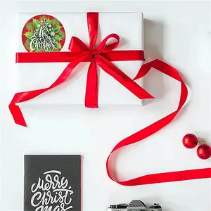 Водонепроницаемые рождественские наклейки «сделай свой», подарочная упаковка для выпечки, конверт, канцелярские украшения, с Рождеством, пластиковые наклейки