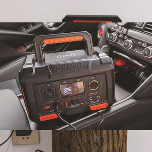 เครื่องจ่ายไฟสำรองแบบพกพา 300W MPPT ลิเธียมไอออน พร้อมอินเวอร์เตอร์คลื่นไซน์บริสุทธิ์ ช่องเสียบที่จุดบุหรี่ สำหรับรถบ้านและแคมป์ปิ้ง - Product Image 4