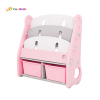 Étagère en plastique pour enfants pour chambre à coucher et salle de classe pour Park Mall & Supermarket Use-Ensemble de meubles préscolaires
