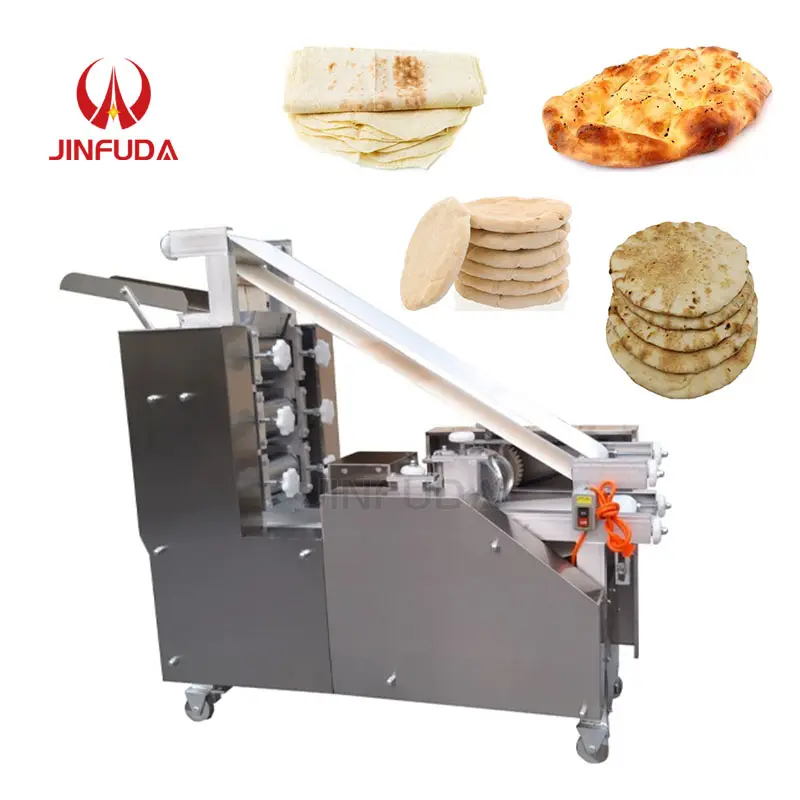 Máquina automática multifunción para hacer pan plano Chapati, máquina para hacer lavash de pan libanés, máquina para hacer tortitas Roti