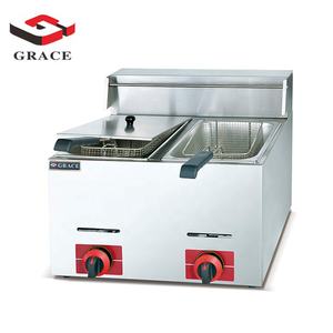 Friteuse commerciale GRACE pour restauration rapide, <span class=keywords><strong>12L</strong></span>, réservoir unique, friteuse à gaz de table - Product Image 1