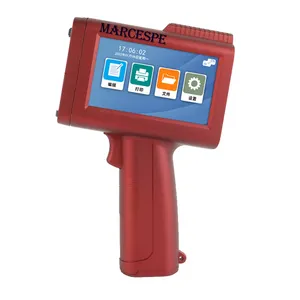 Marcespe Mini Handheld Inkjet Printer Machine Expiry Date Barcode Logo Portable Printer for Plastic Bag Glass Bottle