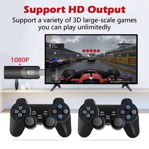 K8 HD 4K TV Game Console Player TV Game Stick Consola <span class=keywords><strong>de</strong></span> videojuegos clásica con emuladores <span class=keywords><strong>PSP</strong></span> N64 - Product Image 2