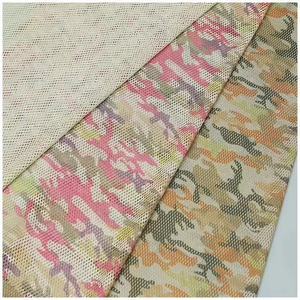 Tùy Chỉnh 100% Polyester Sợi Nhỏ Ngụy Trang In Chức Năng Thể Thao Lưới Vải May Mặc - Product Image 3