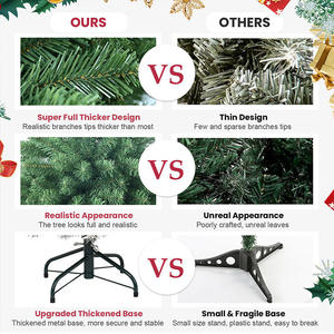 Nouvel arbre de Noël écologique en PVC/PE, crypté de manière sécurisée, pour la décoration de la maison, du centre commercial, pour les décorations de Noël - Product Image 4