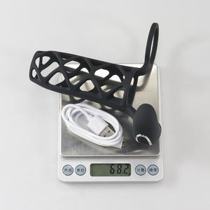 9-Frequenz App-Fernbedienung Männlicher Prostata-Cockring Schwarz Neues Design Cockring Kondom Vibrator für Männer Modisch - Product Image 6