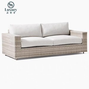 Set Divano <span class=keywords><strong>da</strong></span> Esterno in Rattan PE per Villa, Fattoria, Sala <span class=keywords><strong>da</strong></span> Pranzo Moderna, Patio, con Struttura Regolabile e Cuscini, Arredamento per <span class=keywords><strong>Giardino</strong></span> e Soggiorno - Product Image 5