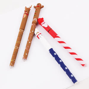 ปากกาเจลลายการ์ตูนญี่ปุ่นแบบใหม่<span class=keywords><strong>เกาหลี</strong></span>ปากกาเจลพิมพ์ลายซานตาคลอสกวางมนุษย์หิมะสีน้ำตาล - Product Image 5