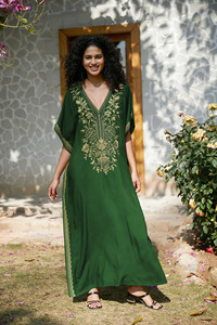 Vestido de fiesta bordado de moda, vestido de lujo para mujer, ropa musulmana de Dubái - Product Image 6