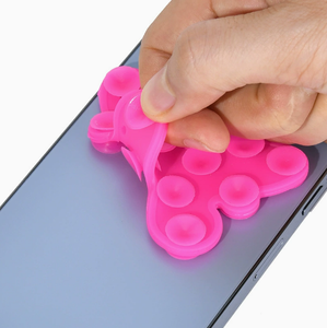 Butterfly Shaped Self-Adhesive Phone Stand with Suction Cups, Universal <b>Stick</b>-On Mobile Phone Holder for Smartphones - Product Image 3