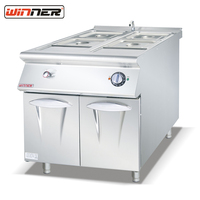 4-Tank Kommerzielles Elektrisches Bain-Marie aus Edelstahl, Speisenwärmer für Restaurants, Buffets und Catering, Warmhaltegerät für Speisen