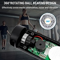 EIGFOH Corde à sauter sans cordon avec poignées ergonomiques et écran LCD, système de fitness durable pour l'exercice en intérieur