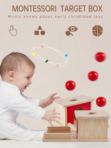 Mê Cung Đồ Chơi Bằng Gỗ Bóng Thả Hộp Mục Tiêu Vĩnh Viễn Montesori Với Khay Chạy Bé Theo Dõi Bóng Phù Hợp Với Trò Chơi Và Đào Tạo Bát - Product Image 6