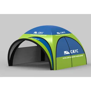 خيمة عرض تجاري رياضي خارجية ترويجية مخصصة من CATC خيمة قبة قابلة للنفخ محكمة الغلق مضادة للماء قابلة للتنفس من البولي يوريثان الحراري