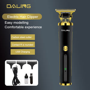 Tondeuse à cheveux rechargeable Daling Push Shear DL 1513 sans fil, 60 minutes d'autonomie, tondeuse à <span class=keywords><strong>barbe</strong></span> pour hommes (noir) - Product Image 4