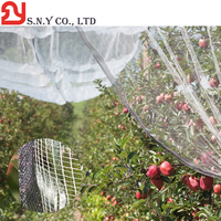 Filets en plastique HDPE 60-90 Gsm excellente valeur pour filet à grêle potager raisin pomme verger Protection filet à insectes coupe