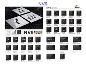 Niva Nv9 Thiết Bị Chuyển Mạch 4 Gang 2 Cách Thép Không Gỉ Mạ Tùy Chỉnh Sang Trọng Tường Chuyển Đổi Nhà Khách Sạn Ổ Cắm Điện Anh Tiêu Chuẩn - Product Image 6