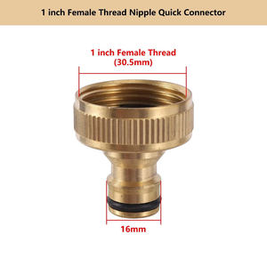 Adaptateur de robinet à connexion rapide en laiton pour jardin M18/M22/24 1/2" 3/4" 1" - Raccords de <span class=keywords><strong>tuyau</strong></span> <span class=keywords><strong>d</strong></span>'<span class=keywords><strong>arrosage</strong></span> pour robinets - Product Image 3