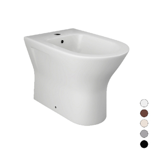 Er. Bidet mural Rub Back To Wall 58 cm blanc mat sur pied - Product Image 1