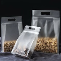 Sachets Doypack Personnalisés Jetables Transparents Givrés pour Café, Sushi, Lait, Aliments pour Animaux avec Logo Personnalisé