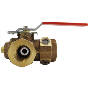 Латунный пожарный испытательный и дренажный клапан – без свинца, с видеоинспекционным зеркалом для систем пожаротушения - Product Image 2