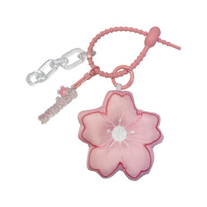 Colgante de tela con diseño de flor de cerezo Sakura para <span class=keywords><strong>mochila</strong></span> de pareja, amuleto para coche, accesorios para teléfono, regalo, llavero - Product Image 6