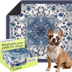 Hochwertige weiche extra große rutsch feste kunden spezifische Großhandel wieder verwendbare wasch bare Haustier Welpen Pee Pads Pet Pee Mats und Pads für Hunde - Product Image 1