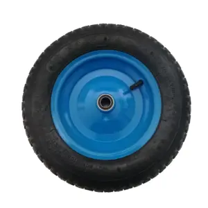 400-8 Резиновые Колесные колеса поворотный кронштейн металлический обод надувная колесная шина пневматическая Ручная Тележка колеса