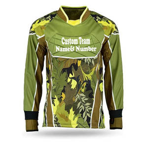 Camiseta de Camuflaje Caqui Reversible de Alta Calidad para Paintball, Camiseta de Caza Digital con Mangas Largas y Estampado - Product Image 3
