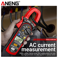 ANENG PN106 True RMS Digital Clamp Meter 600A/600V AC/DC Arus Tegangan Kapasitansi Resistansi Multimeter Profesional
